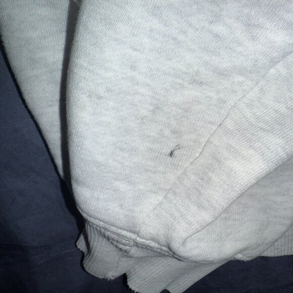 Aritzia TNA Cozy Fleece Perfect Hoodie M Light Heather Grey Pullover Sweatshirt - Picture 7 of 7